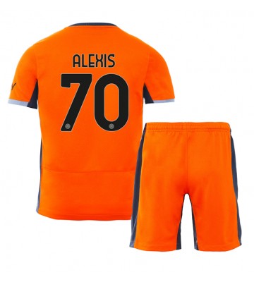 Inter Milan Alexis Sanchez #70 Replica Third Stadium Kit for Kids 2023-24 Short Sleeve (+ pants)